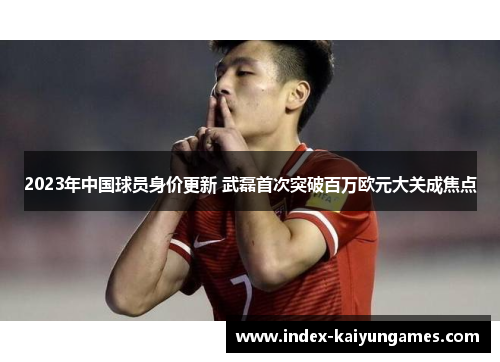 2023年中国球员身价更新 武磊首次突破百万欧元大关成焦点