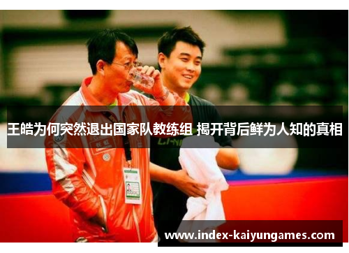 王皓为何突然退出国家队教练组 揭开背后鲜为人知的真相